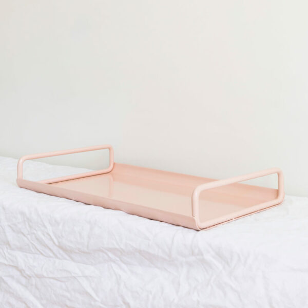 All Day Metal Tray by Ico Traders - colour Blush