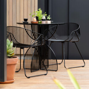 Metal wire chairs - outdoor furniture range